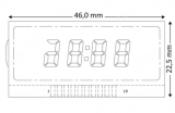 SEPDISP19F LCD displej (pravá strana) Mercedes C-Class, E-Class, G-Class, CLK-Class SLK-Class