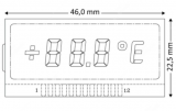 SEPDISP19A,LCD displej Mercedes C E G CLK SLK maxidot panel přístrojů,