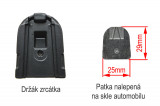 AK3-043LA-monitor-v-zrcatku-Ford-Toyota-Mitsubishi-detail-upevneni-na-sklo