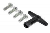 NTY 7700422600 KLÍČ NA POKLICE + ŠROUBY RENAULT CLIO II 1998-2010,CLIO III 2005-2013,LAGUNA II 2001-2007,MEGANE I 1995-2003,MEGANE II 2002-2008,MODUS 2004-2012,SCENIC II 1996-2003