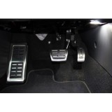ALU Set sportovních krytek pedálů - pro automatickou převodovku - Škoda Octavia 3, Fabia 3, Superb 3, VW Golf 7, Audi A3
