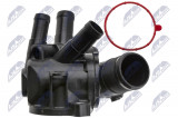 NTY TERMOSTAT S POUZDREM DACIA DOKKER 12-, RENAULT CAPTUR, CLIO IV, KANGOO, MEGANE SCENIC 13- 1.2