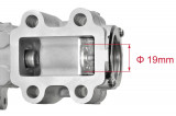 NTY EGR VENTIL TOYOTA AURIS 2.2D-4D 2007-,AVENSIS 2.2D-4D,2.2D-CAT 2005-,COROLLA VERSO 2.2D-4D 2005-,RAV4 2.2D-4D,2.2D-CAT 2006-/VALVE DIAMETER: 19MM/