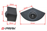 CCD-predni-parkovaci-kamera-Mercedes-GLK-rozmery