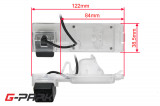 CCD-parkovaci-kamera-Mitsubishi-L200-rozmery