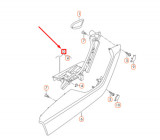 OEM 3G1867179A81U Krytka spínačů oken dveří řidiče Passat B8 (2)