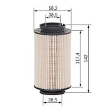 BO1457070007 Palivový filtr BOSCH