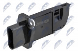 NTY SNÍMAČ MNOŽSTVÍ PROTÉKAJÍCÍHO VZDUCHU ENG.2.0TFSI  VW GOLF V,GOLF VI,JETTA III,PASSAT B6,SCIROCCO III; AUDI A3,A4(B7),A6(C6),TT; SEAT ALTEA,EXEO,LEON,TOLEDO III; SKODA OCTAVIA II; 2004-2017 /WKŁAD 5PIN