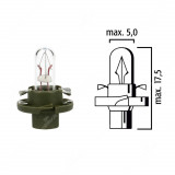 schema-of-instrument-cluster-bulb-bx8.4d-12v-with-olive-green-socket