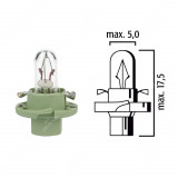 schema-of-instrument-cluster-bulb-bx8.4d-12v-with-light-green-socket
