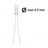 seibulb00ba06 SEI-BULB00BA06,Mini žárovky s drátovou paticí T1 1/4 40mA 6V - Balení 5 ks
