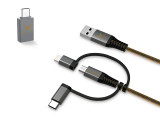 OEM 000051444AR CUPRA nabíjecí kabel USB-C  / iPhone / Micro USB / 