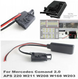 AUX:COM Bluetooth Adapter AUX + handsfree s mikrofonem pro Mercedes Comand