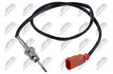 NTY CZUJNIK TEMPERATURY SPALIN ENG.2.0D VW SHARAN; SEAT EXEO,ALHAMBRA; 2008- /ZA FILTREM CZĄSTEK STAŁYCH /DŁ.KABLI 620MM