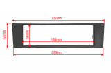 Ramecek-autoradia-Audi-A3-rozmery