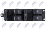 NTY OVLÁDACÍ PANEL MECHANISMU OKEN VW BORA 1998-,GOLF IV 1997-,PASSAT B5 1966-,SEAT LEON 1999-,TOLEDO 1999-/CHROMOWANY/