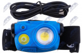 NTY LAMPA WARSZTATOWA CZOŁOWA 3W+3W COB LAMPA WARSZTATOWA CZOŁOWA /ŚWIATŁO GŁÓWNE 1 X 3W COB, MAX. 400LM/ŚWIATŁO POMOCNICZE SPOT 1 X 3W COB, MAX. 300LM/,BARWA ŚWIATŁA: MAX 6500K,CERTYFIKATY: IP65, IK08