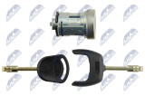 NTY VLOŽKA ZÁMKU SPÍNACÍ SKŘÍŇKY FORD MONDEO III 2000-2007,FIESTA 2002-,FOCUS 1998-,FUSION 2001-,TRANSIT CONNECT 2002-/DWA KLUCZYKI W KOMPLECIE-WERSJA Z OKRĄGŁĄ BLOKADĄ WKŁADKI./