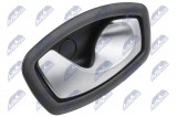 NTY KLAMKA WEWNĘTRZNA DRZWI PRZEDNICH I TYLNYCH RENAULT CLIO IV 2012-,MEGANE III 2008-,SCENIC III 2008-/PRAWA-SREBRNA/