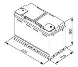 Autobaterie,BO 0092S5A080,70Ah,12V,000 915 105 CC,7L0 915 105,61 21 7 567 388,1J0915105AC