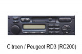 Autoradio-Citroen-Peugeot-RD3-RC200
