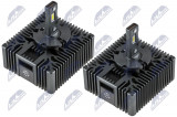 NTY ZESTAW ŻARÓWEK D-LED D5S LED ŻARÓWKI D5S LED /BASE TYPE: PK32D-7/MOC WEJŚCIOWA: MAX 35W/NAPIĘCIE WEJŚCIOWE: UP TO 12V/NATĘŻENIE PRĄDU: MAX 2,9A/STRUMIEŃ ŚWIATŁA: UP TO 8400LM/BARWA ŚWIATŁA: MAX 6000K/CANBUS: T