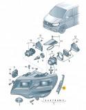 7LA941231,7LA 941 231,Plastový díl světlomet,VW,