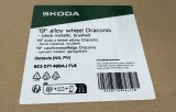5E3071499AJ FL8,original ALU kolo Škoda Octavia IV Draconis černá metalíza 