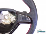 MFSW,Octavia,3,Flat,Bottom,Red,Stitch,VRS,superb,3,Fabia,3,5E0419091BC,HTH,multifunction,