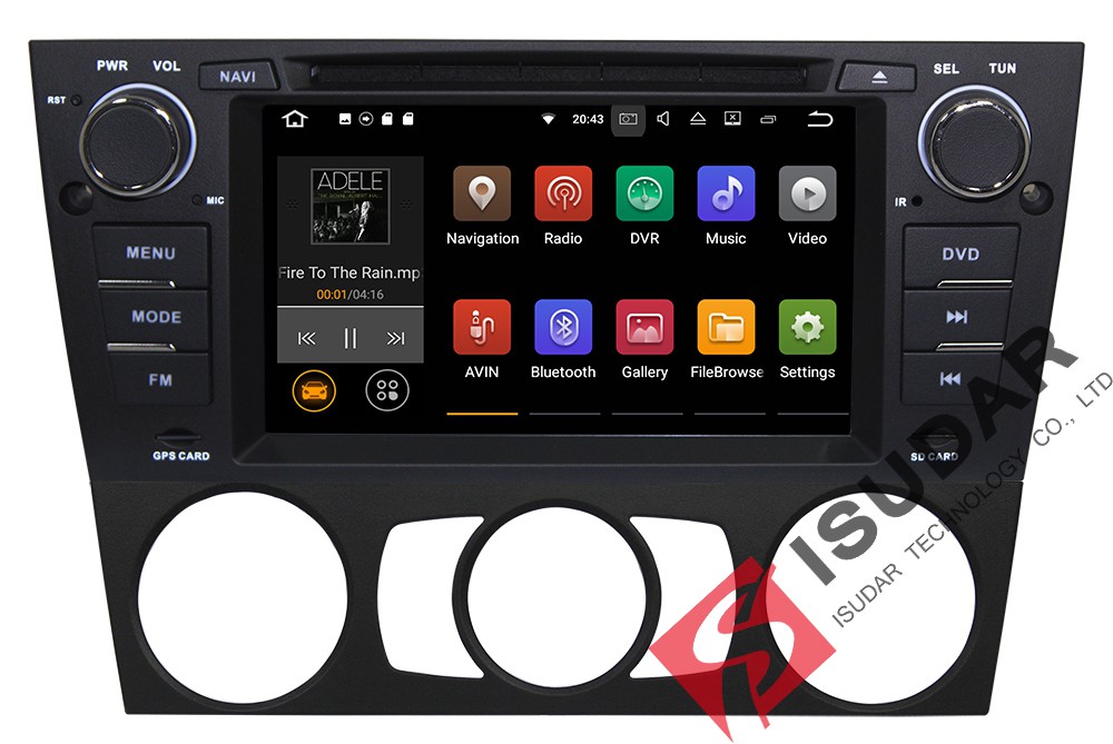 Dotyková Navigace Quadcore Android 711 7palců 2din Bmw 3 E90e91