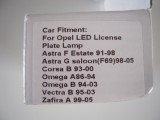 osvětlení spz opel