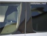 Kryty dveřních sloupků Škoda Yeti černé kryty boční sloupky yeti