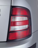 321 06,kryty zadních světel fabia I,škoda,combi,sedan krytky zadni svetla fabia 1 karbon