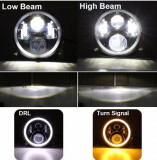 H1, H2 LED přední světla Světlomety 60w Jeep Wrangler / Suzuki Samurai / Lada Niva