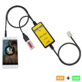  MP3 USB AUX Adapter 3.5mm AUX rozhraní CD měnič pro Toyota Avensis RAV4 Auris Corolla Venza Yaris Lexus