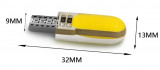 T10 W5W LED žárovka dlouhá t10 CanBus celosklenenka ruzne barvy t10