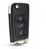 Obal klíče klíč dálkové ovládání 3 tlačítka VW Golf 4 5 Passat B5 B6 Polo Touran 