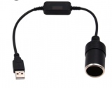  USB adapter 12V autozásuvka - USB