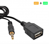 AUX USB CD měnič AUX adaptér Toyota Yaris Camry Corolla Avensis RAV4 USB interface,