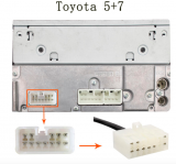 AUX USB CD měnič AUX adaptér Toyota Yaris Camry Corolla Avensis RAV4 USB interface,