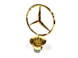 Logo / hvězda Mercedes do přední kapoty - zlatá
