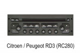 Peugeot-Citroen-autoradio-RD-3-RC280