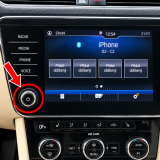 Levý knoflík tlačítko Škoda Superb 3 face - Columbus / Amundsen / Bolero 