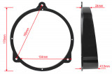Adapter-repro-165mm-Mercedes-CLK-rozmery